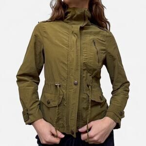 Live a Little Green zip up jacket